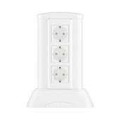 Миниколонна алюминиевая, 0.25м, цвет белый