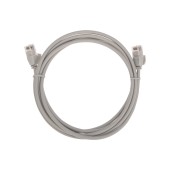 Шнур коммутационный патч-корд U/UTP, CAT 6A (10G), RJ45-RJ45, 28AWG, LSZH, серый, 2м REXANT