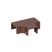 Угол T-образный (25х16) (4 шт) темное дерево EKF-Plast 