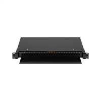 Оптический кросс NIKOMAX 19", 1U, до 24 FC/ST портов, выдвижной, со съёмной полкой,  черный, в комплекте: сплайс-кассета и КДЗС