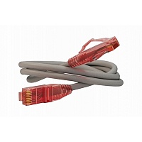 Патч-корд U/UTP, Cat.5е, LSZH, 0.3 м, серый
