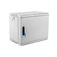 Шкаф телекоммуникационный настенный сварной 9U (600 × 530) съёмные стенки, дверь металл