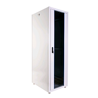 Шкаф телекоммуникационный напольный ЭКОНОМ 42U (600 × 1000) дверь стекло, дверь металл