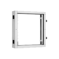Пристенная поворотная секция NIKOMAX 19", 12U, Ш600хВ636хГ156мм, 1 пары L-образных монтажных направляющих, серый RAL 7035.