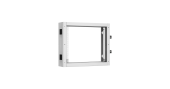 Пристенная поворотная секция NIKOMAX 19", 9U, Ш600хВ503хГ156мм, 1 пары L-образных монтажных направляющих, серый RAL 7035.