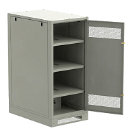 ITK LINEA B Шкаф (пустой) 1350х600мм дверь метал. сер.