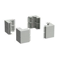 ITK LINEA S Уголок цоколя h=200мм сер. (8шт/компл)