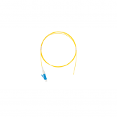 Шнур NIKOMAX волоконно-оптический, монтажный, одномодовый 9/125мкм, стандарта OS2, LC/UPC, полимерный материал нг(A)-HF, 0,9мм, желтый, 1,5м, уп-ка 2ш