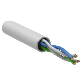 Каб. в. п. U/UTP кат. 5E 2 пары LSZH 1м бел. GENERICA