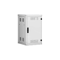 Напольный шкаф NETLAN 19", 18U, металлическая дверь, цельнометаллические стенки, Ш600хВ930хГ600мм, в разобранном виде, серый