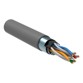 ITK Витая пара F/UTP кат.6 4х2х23AWG LSZH нг(А)-HF серый (305м) РФ/Т