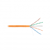Кабель U/UTP, 4 пары, Кат.6, 250 МГц, AWG 23, внутр. LS0H нг(А)-HFLTx, кат. 500 м, цв. оранж.