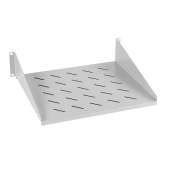 Полка 19" перфорированная консольная 2U глубина 400 мм