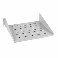 Полка 19" перфорированная консольная 2U глубина 400 мм