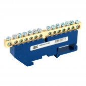 Шина N "ноль" на DIN-изол ШНИ-6х9-14-Д-С ИЭК