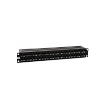 Патч-панель высокой плотности 19", 1U, 48 портов RJ-45, неэкранированная, категория 6A, Dual IDC