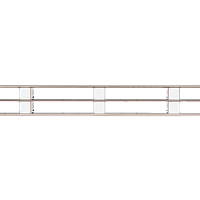 Коммутационная панель NIKOMAX 19", 1U, кассетная, 8 слотов под кассетные модули серии CJ, UTP/STP, с заземлением, с органайзером, металлик