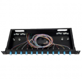 Коммутационная панель ВО 19" 1U 16xLC Duplex MM 50/125 (укомплектованная)