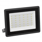 Прожектор СДО 06-50 светодиодный черный IP65 6500 K IEK