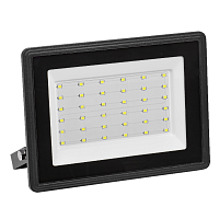 Прожектор СДО 06-50 светодиодный черный IP65 6500 K IEK