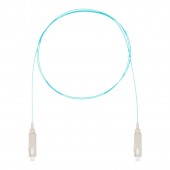 Шнур оптический монтажный (пигтейл), SC-SC, OM3, нг(А)-HF, бирюзовый, 3,0 м