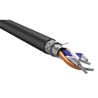 ITK Кабель RS-485 1х2х0,6 нг(А)-HF черный (200м)