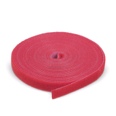 Лента (липучка) в рулоне, ширина 9 мм, длина 5 м, красная