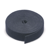 Лента (липучка) в рулоне, ширина 16 мм, длина 5 м, черная