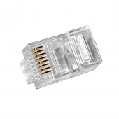 Коннектор RJ-45, UTP, Кат.6, 50µ, универсальный, уп-ка 100 шт.
