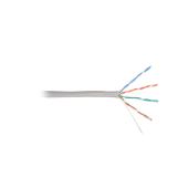 Кабель Суприм U/UTP, 4 пары, Кат.5e (Класс D), 100 МГц, AWG 24, внутренний, PVC, светло-серый, коробка 305 м