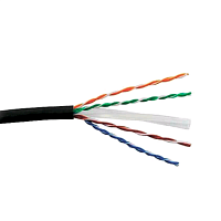 Кабель Суприм экранированный F/UTP, 4 пары, Кат.6 (Класс E), 250 МГц, AWG 23, универсальный, LSZH нг(A)-HF, до -40°С, цвет черный, катушка 305 м