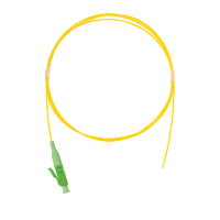 Шнур NIKOMAX волоконно-оптический, монтажный, одномодовый 9/125мкм, стандарта OS2, LC/APC, LSZH нг(A)-HFLTx, 0.9мм, желтый, 1м, уп-ка 2шт.