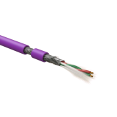 Кабель для шины PROFIBus-DP, 1x2x22 AWG, многопроволочные жилы (patch), SF/UTP, PVC, фиолетовый