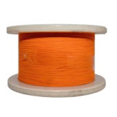 Кабель волоконно-оптический 50/125 (OM2) многомодовый, 1 волокно, simplex, плотное буферное покрытие (tight buffer) 0.9 мм, LSZH, нг(А)-HF, оранжевый