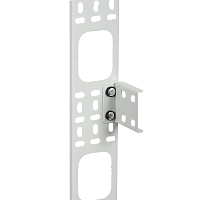 ITK Органайзер-хомут вертикальный 42U 70x12мм с крепежом сер