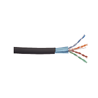 ITK Витая пара F/UTP кат.6 4х2х23AWG solid LDPE черный (305м)