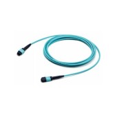 Патч-корд волоконно-оптический MPO (мама) - MPO (мама), тип B, 12 волокон, 50/125 (OM4), 40/100G, LSZH, 3 м