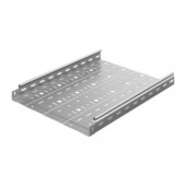 Металлический лоток перфорированный 400х50х3000, толщ. 1,0 мм, Сендзимир цинк