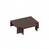 Угол T-образный (40х16) (4 шт) темное дерево EKF-Plast 