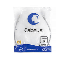 Патч-корд U/UTP, категория 6, 2xRJ45/8p8c, неэкранированный, серый, LSZH, 0.5м