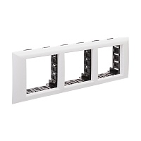 Рамка-суппорт "Avanti" для "In-liner Front", белый, 6 модулей