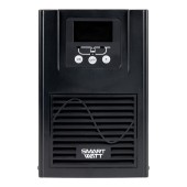 ИБП Онлайн, мощность 2000/1800 ВА/Вт, напольный, LCD дисплей, IEC13 - 6 шт., подключение внешних АКБ 