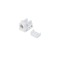 Вставка Keystone Jack, RJ-12(6P6C), угол 90 градусов, 110 IDC