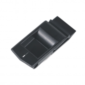 Клипса для боковых стенок, для напольных и настенных шкафов, цвет черный (1шт.)