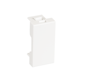 Вставка-заглушка NETLAN типа Mosaic 22,5x45мм, белая, уп-ка 10 шт.