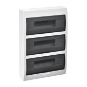 Корпус пластиковый ЩРН-П-36 черн. прозр. дверь IP41 GENERICA