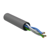 Витая пара U/UTP 5E 24AWG 2PR LSZH 1м серый 305м РФ GENERICA