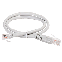 ITK Коммутац. шнур (патч-корд), RJ45-RJ12, 1м, серый