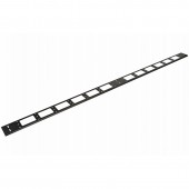 Органайзер кабельный вертикальный 24U, 150мм ОКВ-24-150-Ч черный ССД