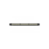 Патч-панель 19",1U,CAT6А, 24 модуля RJ45, неэкранированная